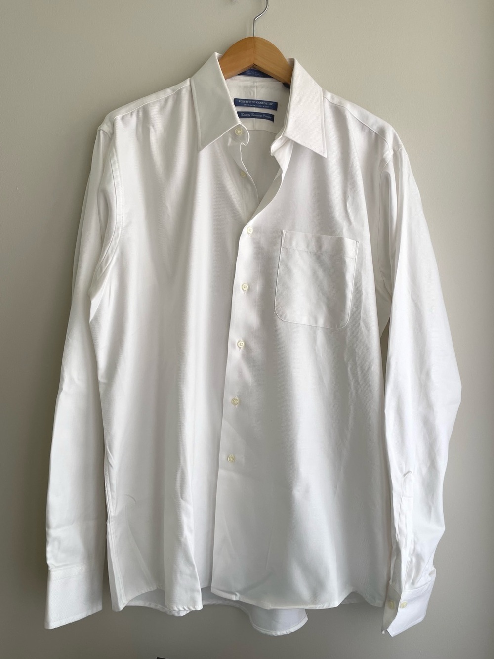 Classic Men's 100% Cotton Dress Shirt by Forsyth Of Canada